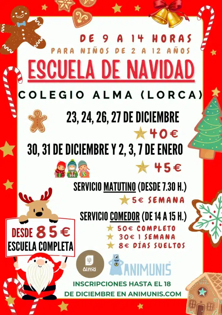 escuela de navidad alma lorca 2024