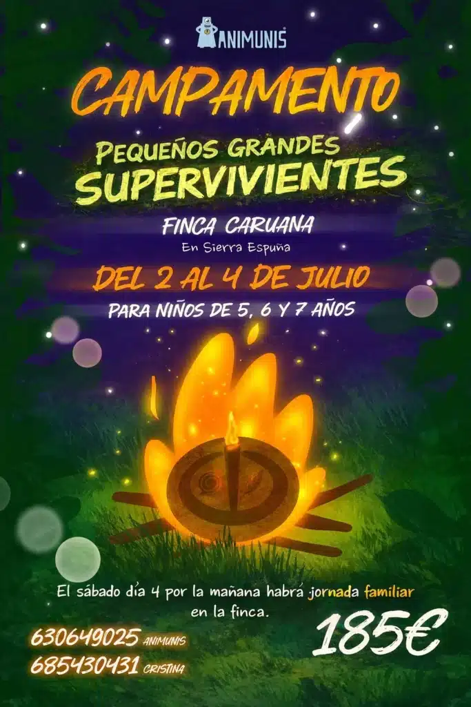 campamento infantil verano 2026