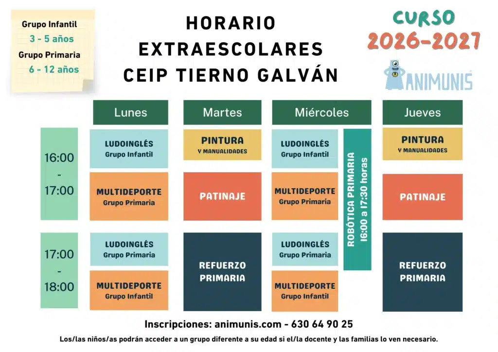 tierno galvan 2026 2027