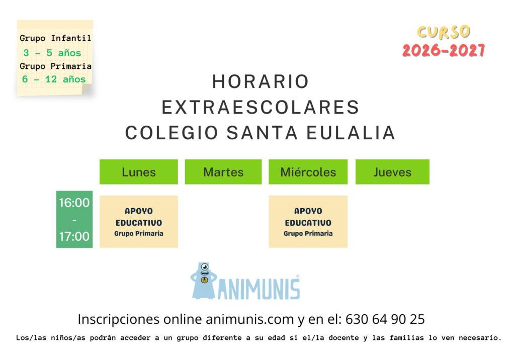 definitivo extraescolares santa eulalia 2026 2027